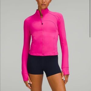 Sonic Pink Lululemon Nulu Cropped Define Jacket